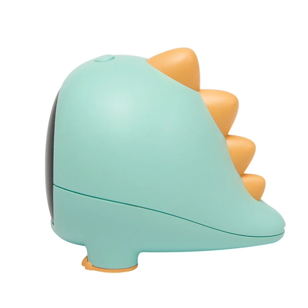 AA98 Cartoon Dinosaur Alarm Clock Multifunctional Rechargeable Table Clock Smart Control Digital Clock Green