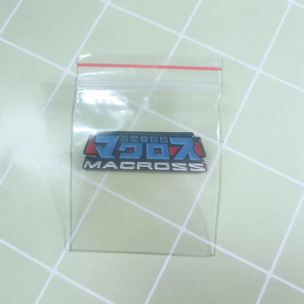 Super Dimension Fortress Macross Logo Emaille-Anstecker Super Robot Fantasy Heißblütiger TV-Anime-Abzeichen Geschenk für Sci-Fi-Liebhaber Sammlerstück – Detail 12