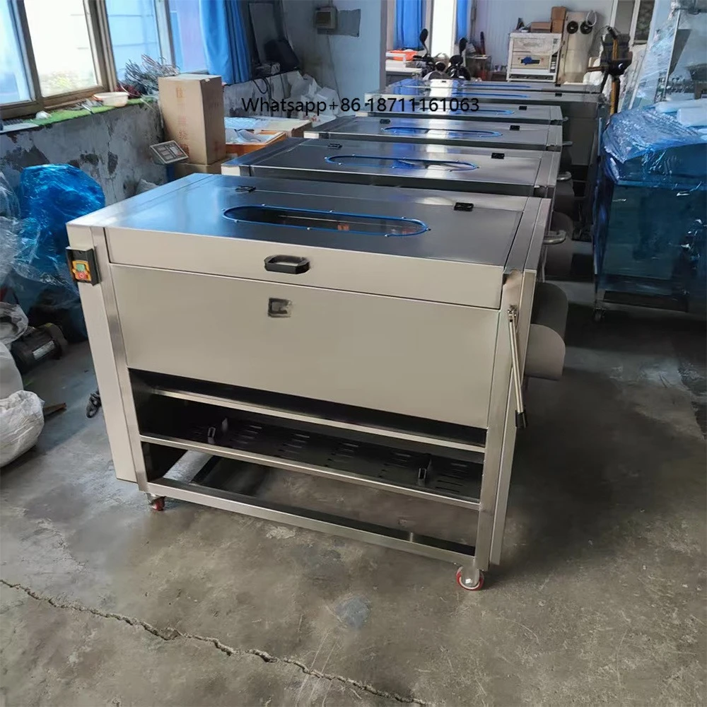 Automatic Potato Peeling Machine Potato Peeler Machine Cassava Peeler Fruit Vegetable Washing Equipments