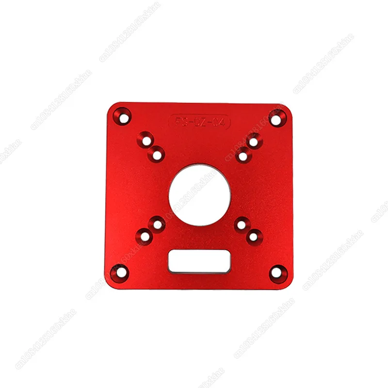 1PC Red Woodworking 120x120mm Aluminum Alloy Router Table Insert Plate Mounting Base Plate for MAKITA RT0700C WORX Aoben