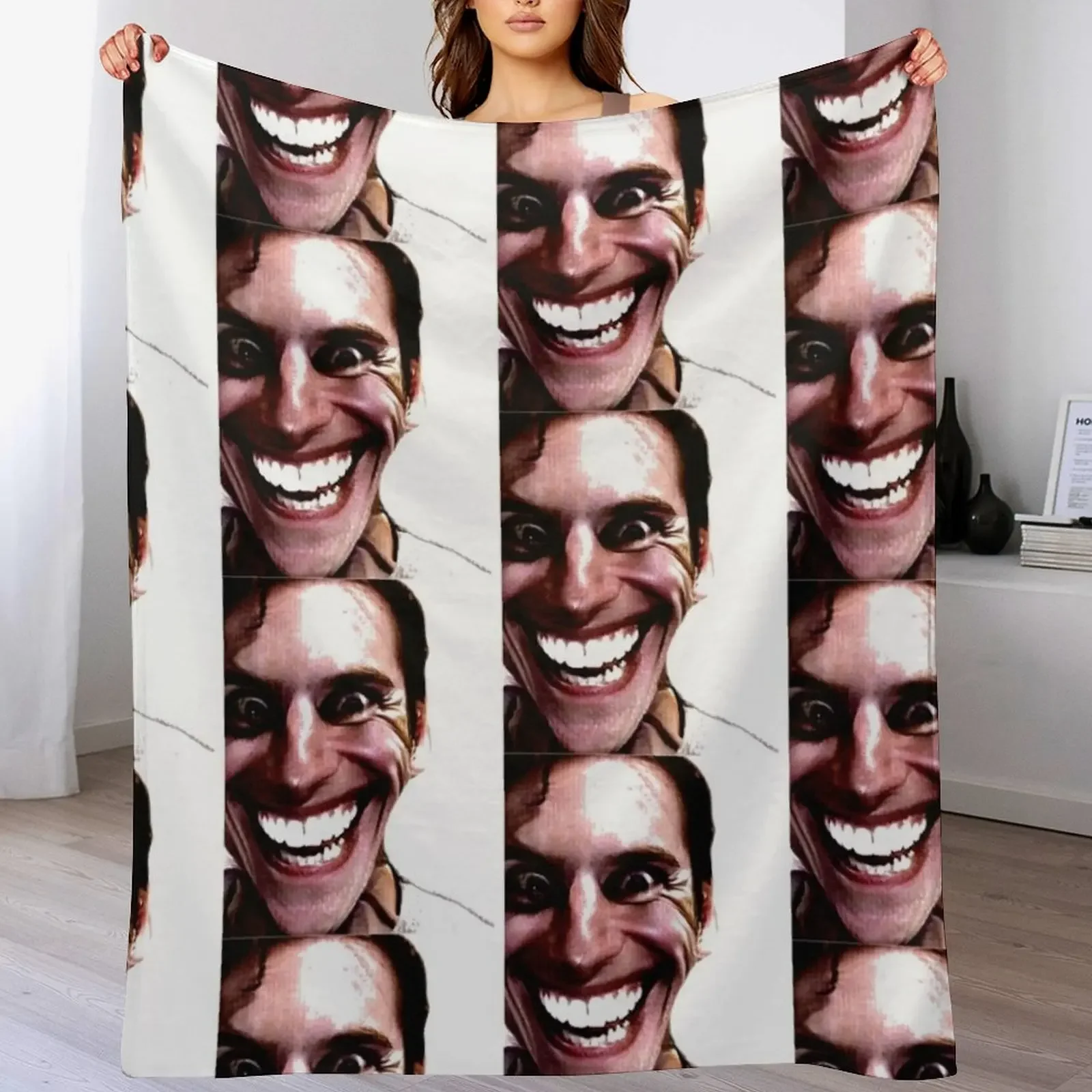 jerma985, jerma, 985, jerma985 twitter, jerma985 mask, meme, jeremy elbertson Classic Throw Blanket Thin Flannel Fabric Blankets
