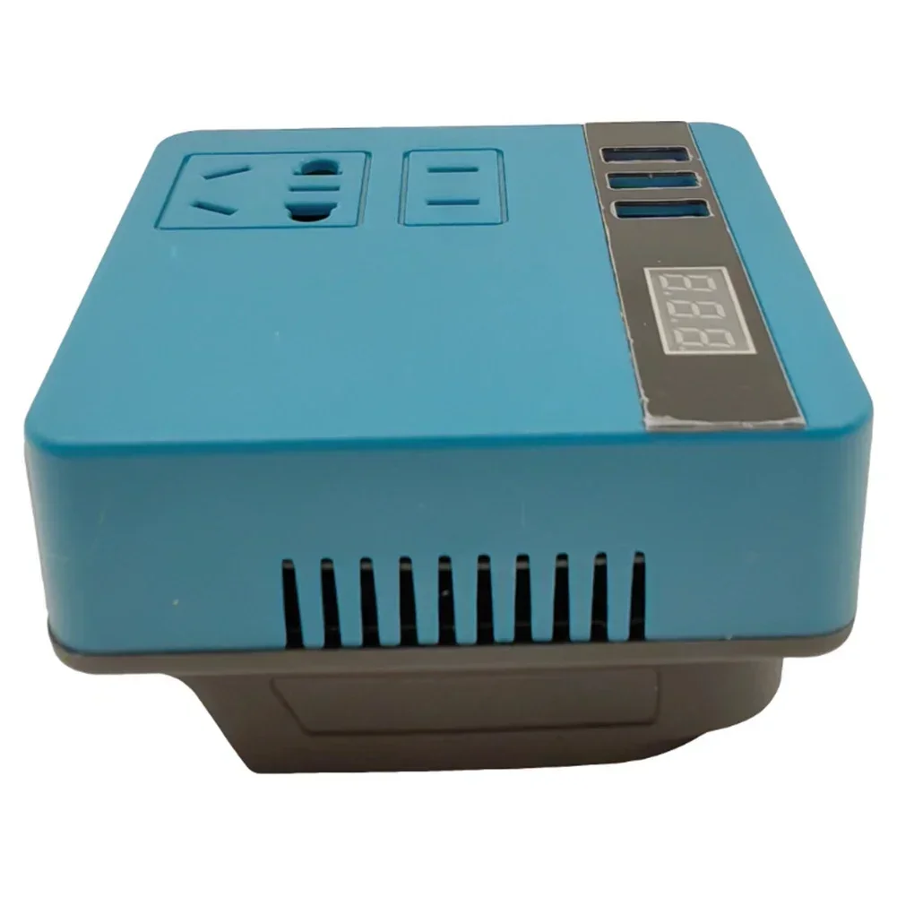 Reliable Lithium Battery Inverter AC220V DC5V 12V with Safety Protection and Voltage Display for Small Devices