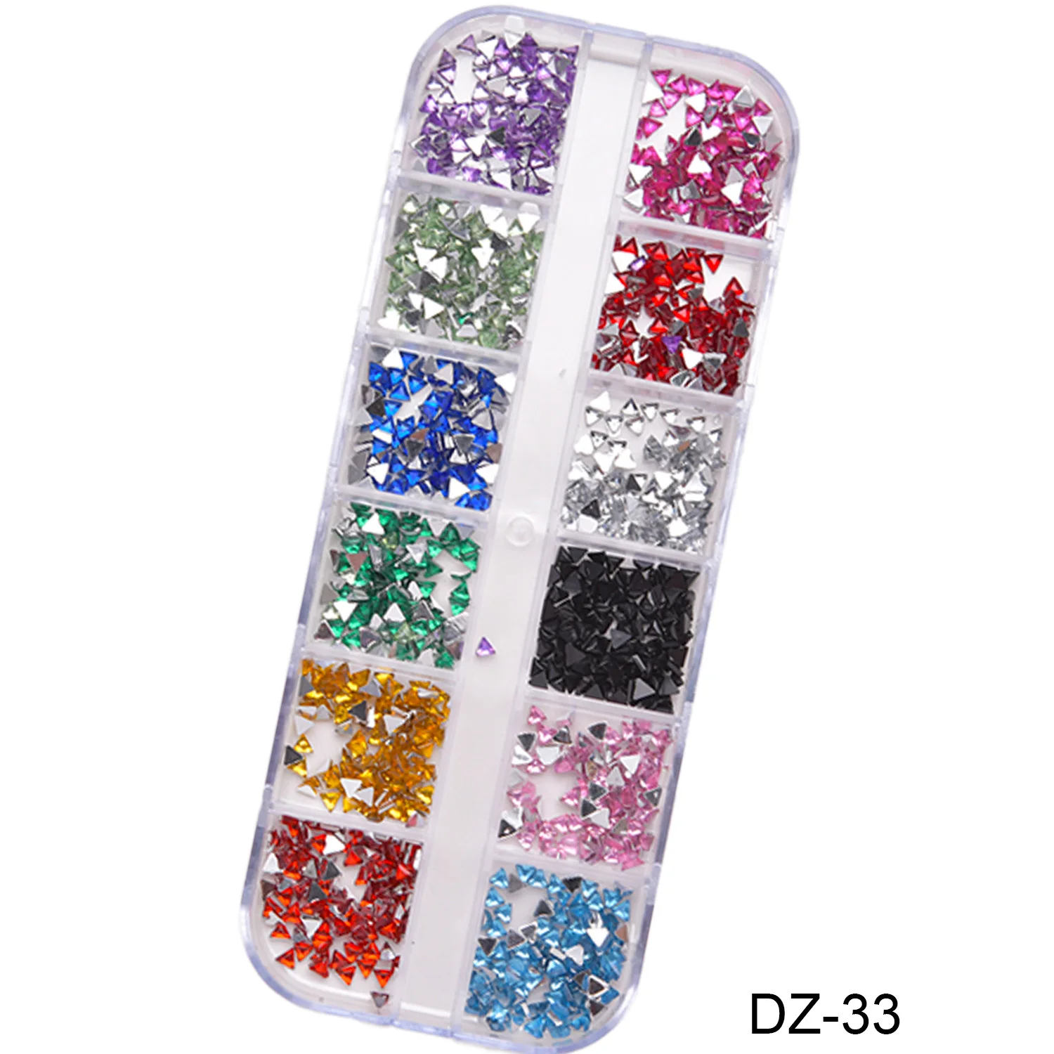 12 شبكة متلألئة كريستال مسمار الفن الراين ثلاثية الأبعاد كريستال لتقوم بها بنفسك زينة بريق كريستال برشام جوهرة ثلاثية الأبعاد مستلزمات الأظافر #2