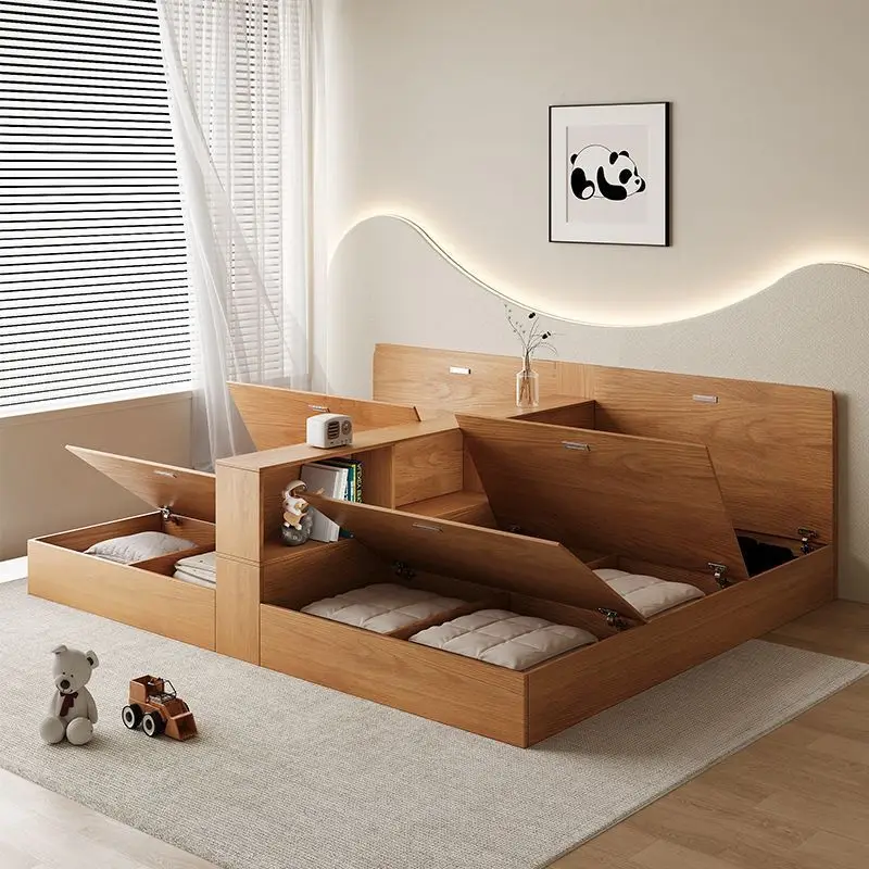HYS does not interfere with each other, double bed, one room becomes two rooms, partition bed, mother bed, large capacity locker