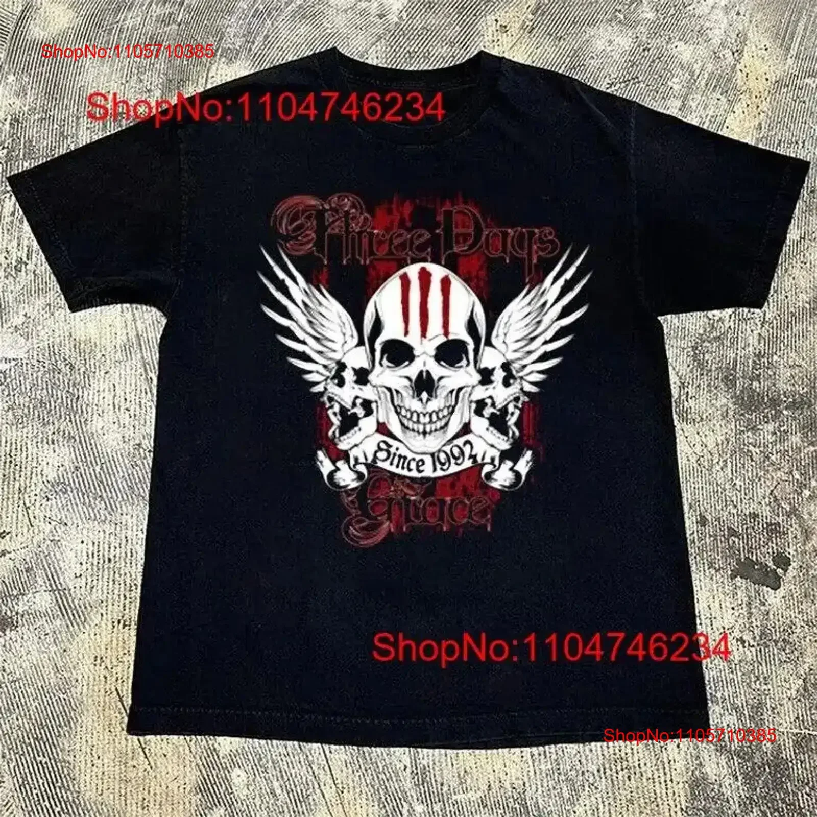 New Three Days Grace Since 1992 Country Music Men S 4XL T Shirt C843 vintage Washed designer clothes Top For Everyday Wear