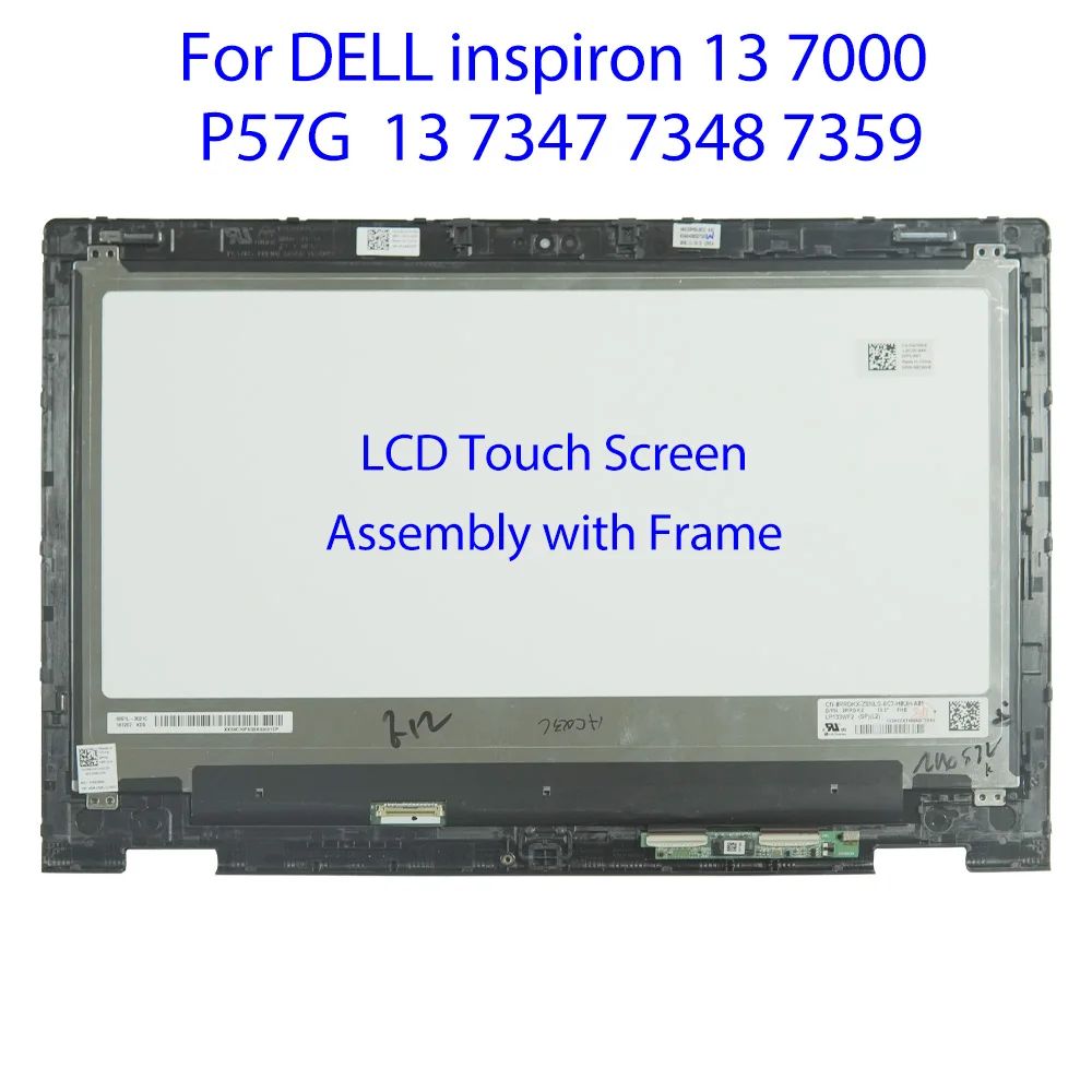 

13.3 Inches LCD Touch Screen Assembly For Dell Inspiron 13 7000 P57G 7347 7348 7359 LED Display Replacement FHD 1920x1080