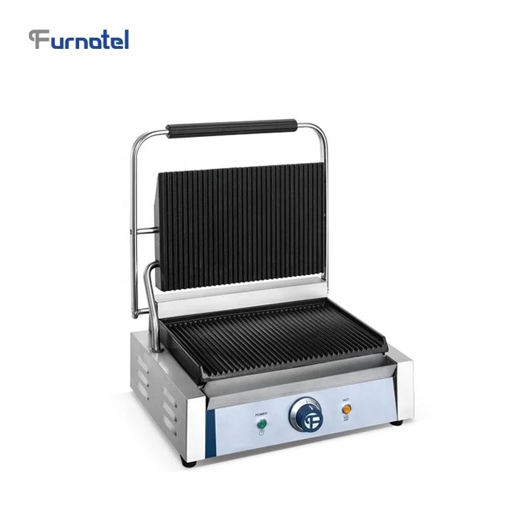 

Discover Our Snacking Concept /Breakfast Sandwich Maker Contact Grill Machine /Iron Grooved Plate FSEPG-0403