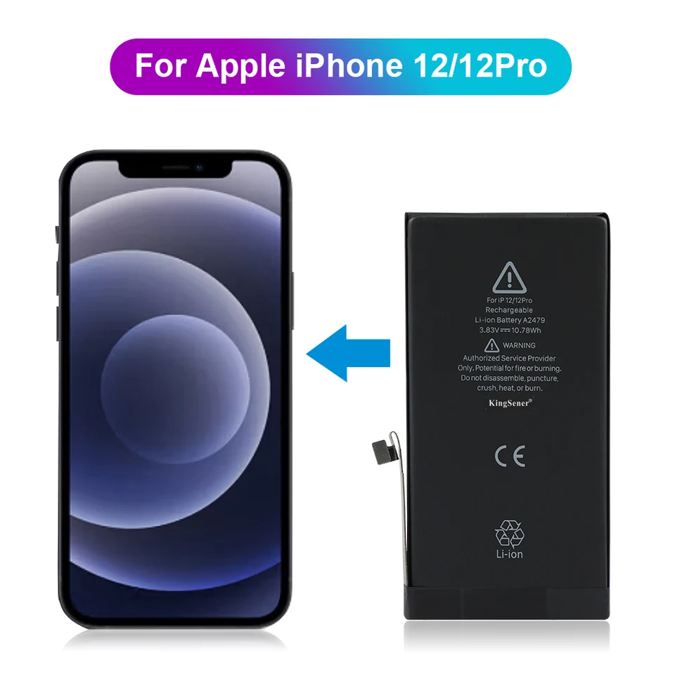 KingSener A2479 Replacement Battery For iPhone 12 iPhone 12pro