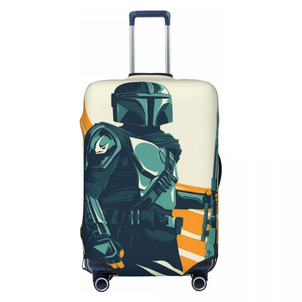 

Custom M-Mandalorianed Movie Travel Luggage Cover Washable Suitcase Cover Protector Fit 18-32 Inch