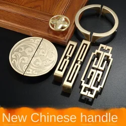 Golden Furniture Handle New Chinese Style Closet Cabinet Wine Cabinet Drawer Dresser Handle Kitchen Accessories Cabinet Pulls