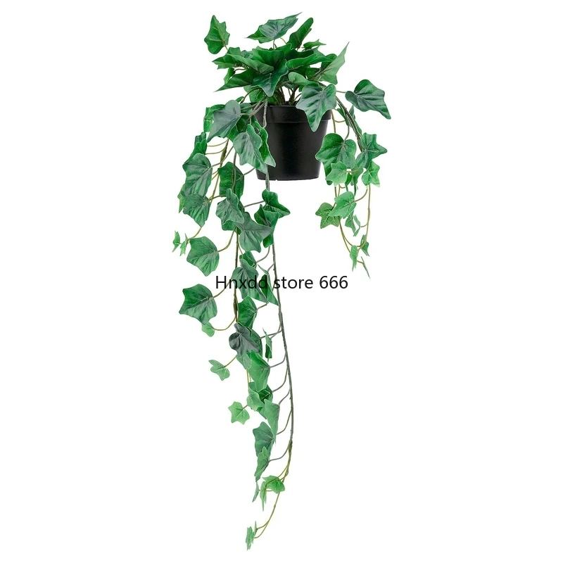 Artificial potted plants indoor outdoor hanging ivy