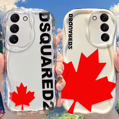 D-Dsquareds Wave Case for Samsung Galaxy S25 S24 S23 S22 S21 Ultra Plus S20 FE A73 A72 A71 A56 A55 A54 5G A52 A52S A51 4G Cover