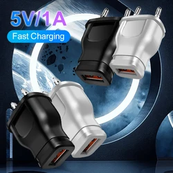 USB Charger Port Power Supply Charger 5W 1A  Wall Chargers Small Power Adapter For Iphone Samsung Huawei Xiaomi Redmi Mobile