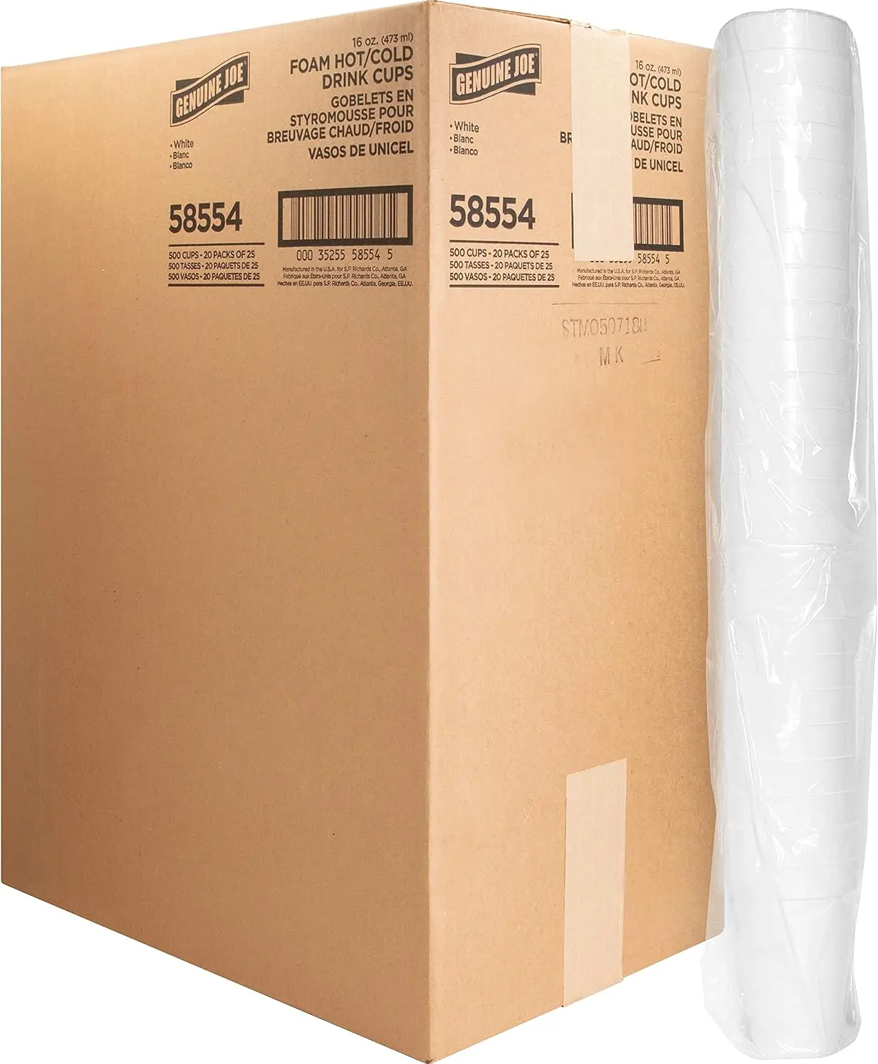 

Hot/Cold 16oz Foam Cups (Pack of 500)