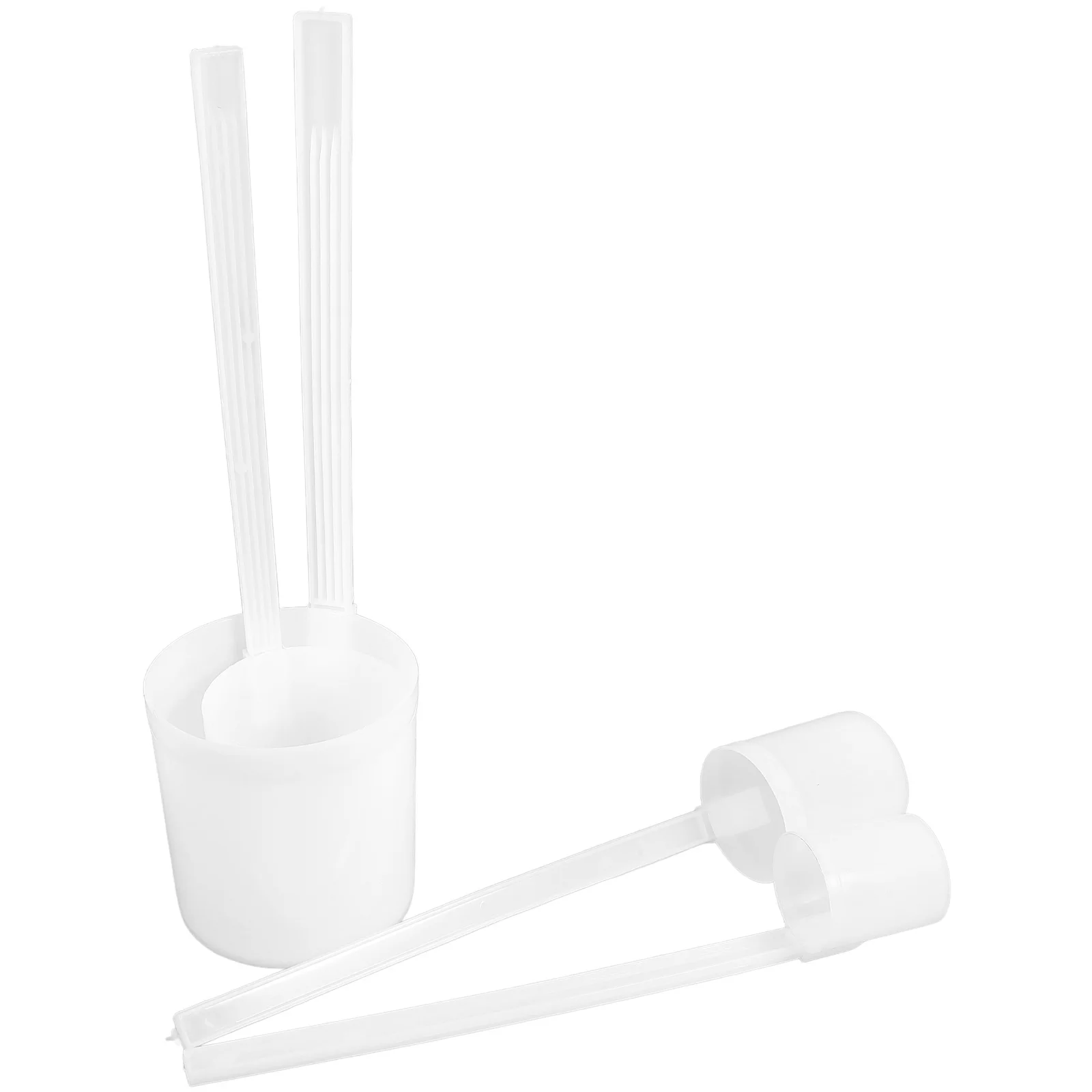 

4Pcs Plastic Wine Ladle Long Handle Measuring Spoon Wine Pourer Dipper Kitchen Serving Tool Ladle for Tea Ceremony