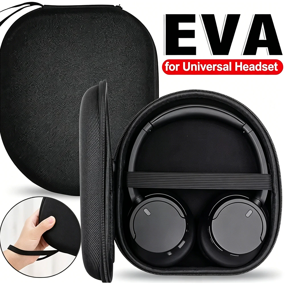 Estuche de Transporte para Auriculares EVA, Bolsa de Viaje para Auriculares Sony MDR-ZX100 ZX110 ZX300 ZX310 ZX600 WH-CH 720N XM4