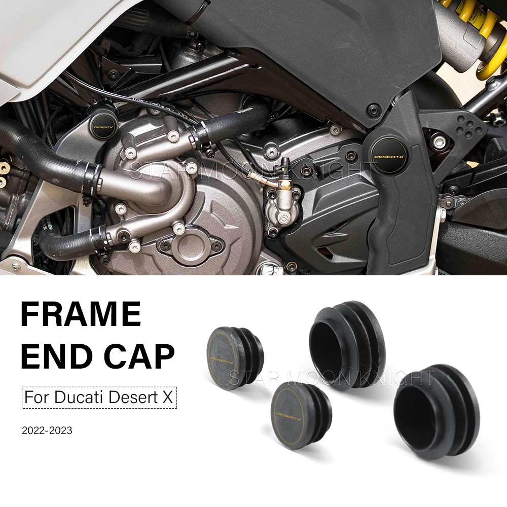 

Frame Decorative Caps For Ducati Desert X DesertX 2022-2023 Frame End Plug Cover Motorcycle Accessories