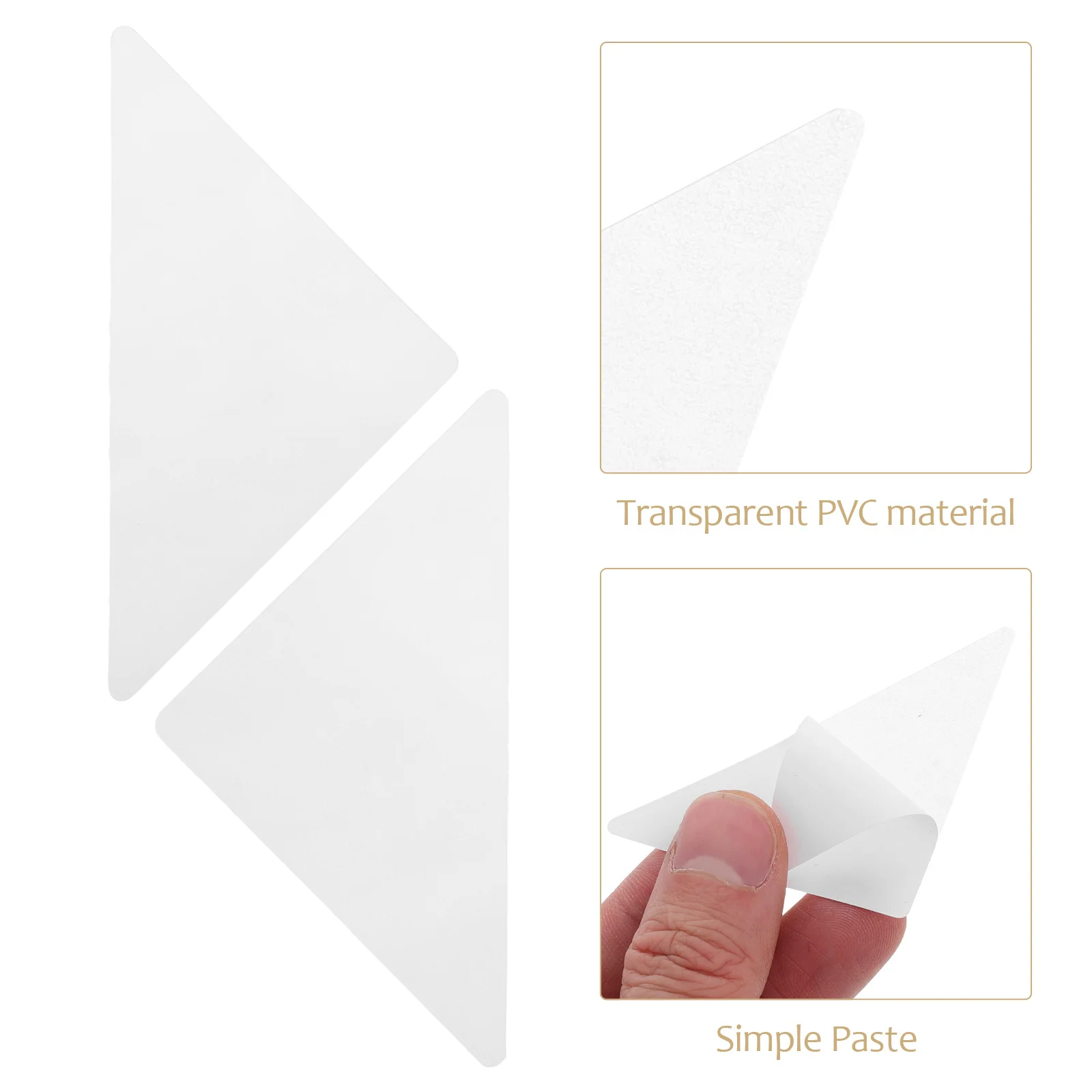 50 pçs camisa colarinho ficar substituições transparente auto adesivo colar suporta evitar curling vestido acessórios uniforme