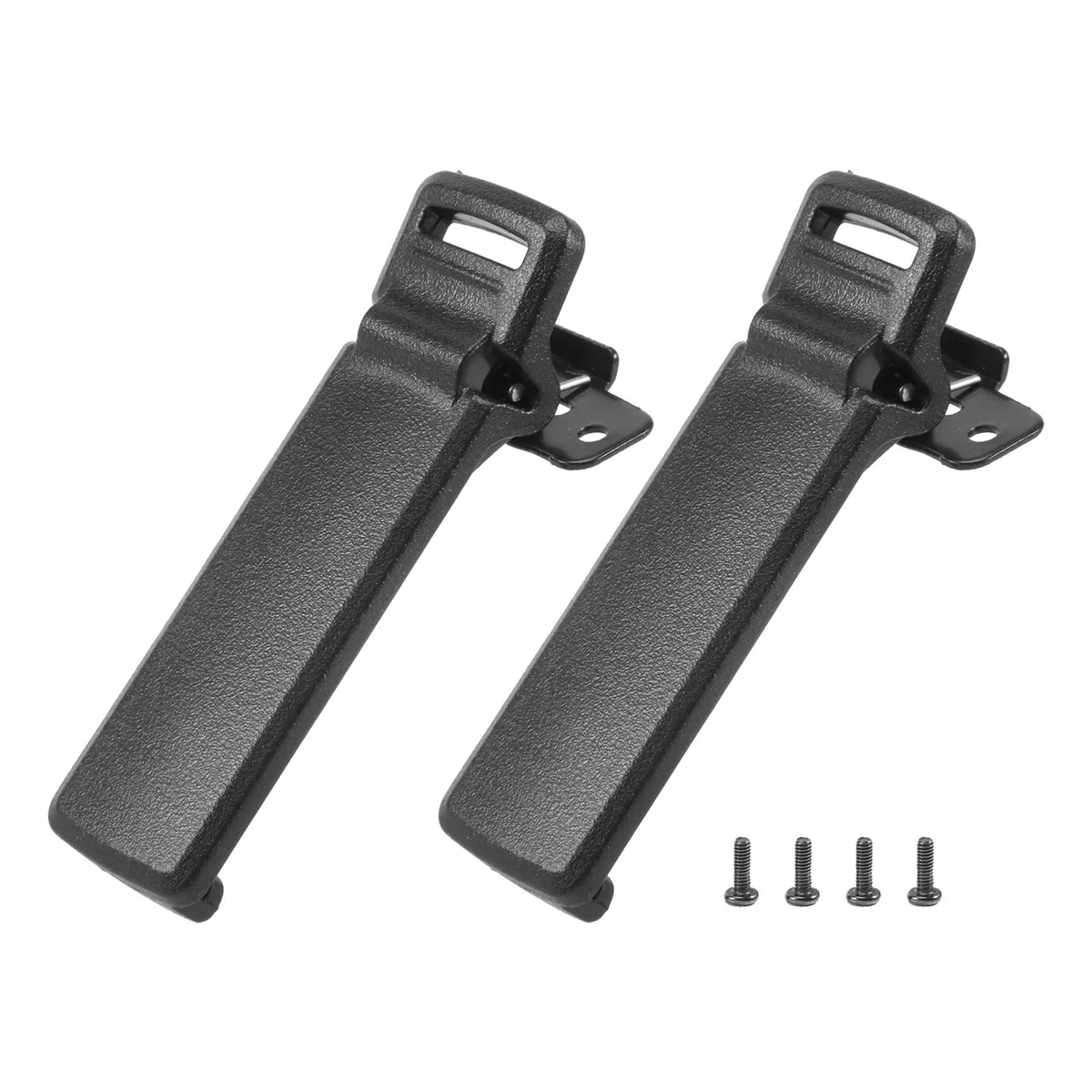 2Pcs Walkie Talkie Spare Part Back Belt Clip for Baofeng 2-way Radio UV5R For Baofeng intercom UV5R / 5RA / 5R + / 5RB / 5RC