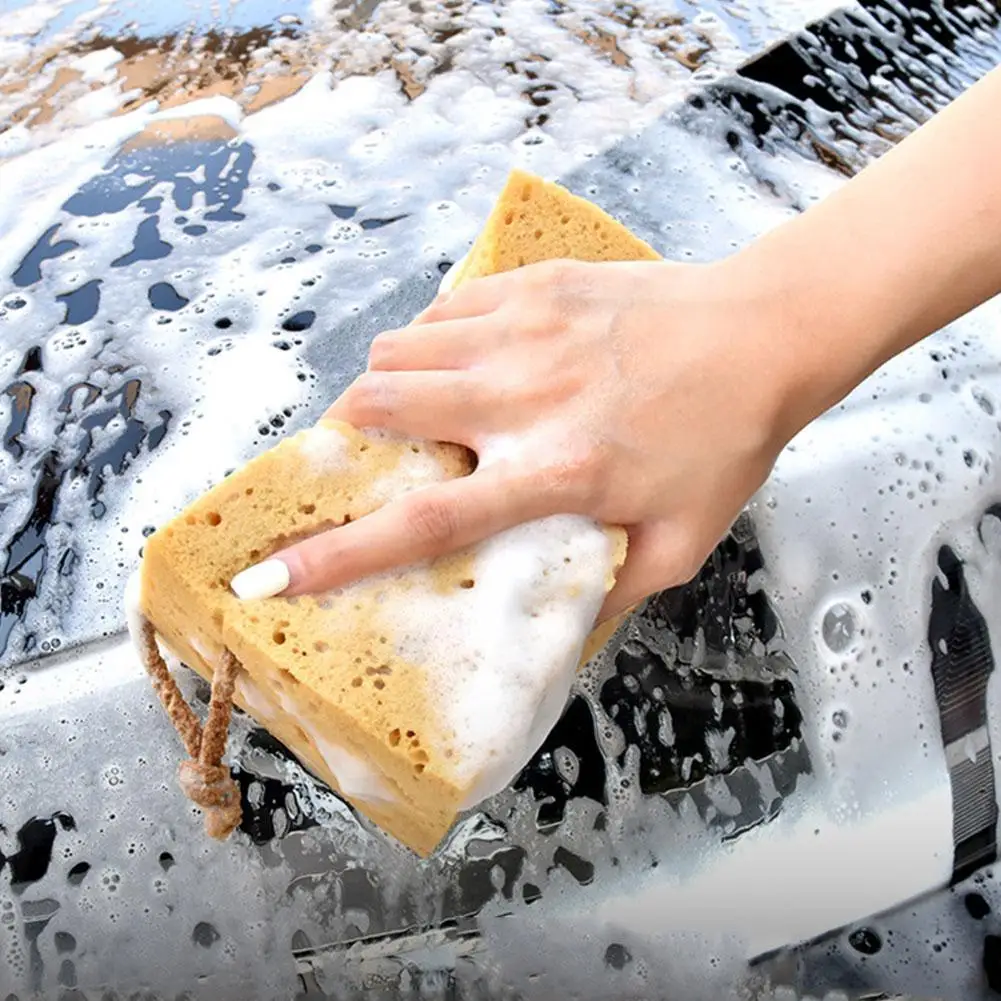 Large Car Wash Sponge Foam Honeycomb Cleaning Washing Brush Cleaning Car-washing Car Sponges Tools Auto High-density Sponge