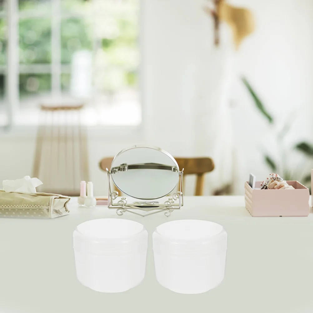 

6Pcs Cream Storage Container Jar Wide Mouth 200g Leakproof Lid Portable Refillable Travel Jars Cream Jar Containers with Lids