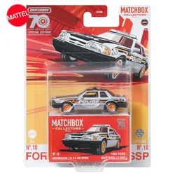 Original Mattel Matchbox Collectors Car 1/64 Diecast Boys Toys 70 anni Special Edition 1993 Ford Mustang Lx Ssp Vehicle Gift