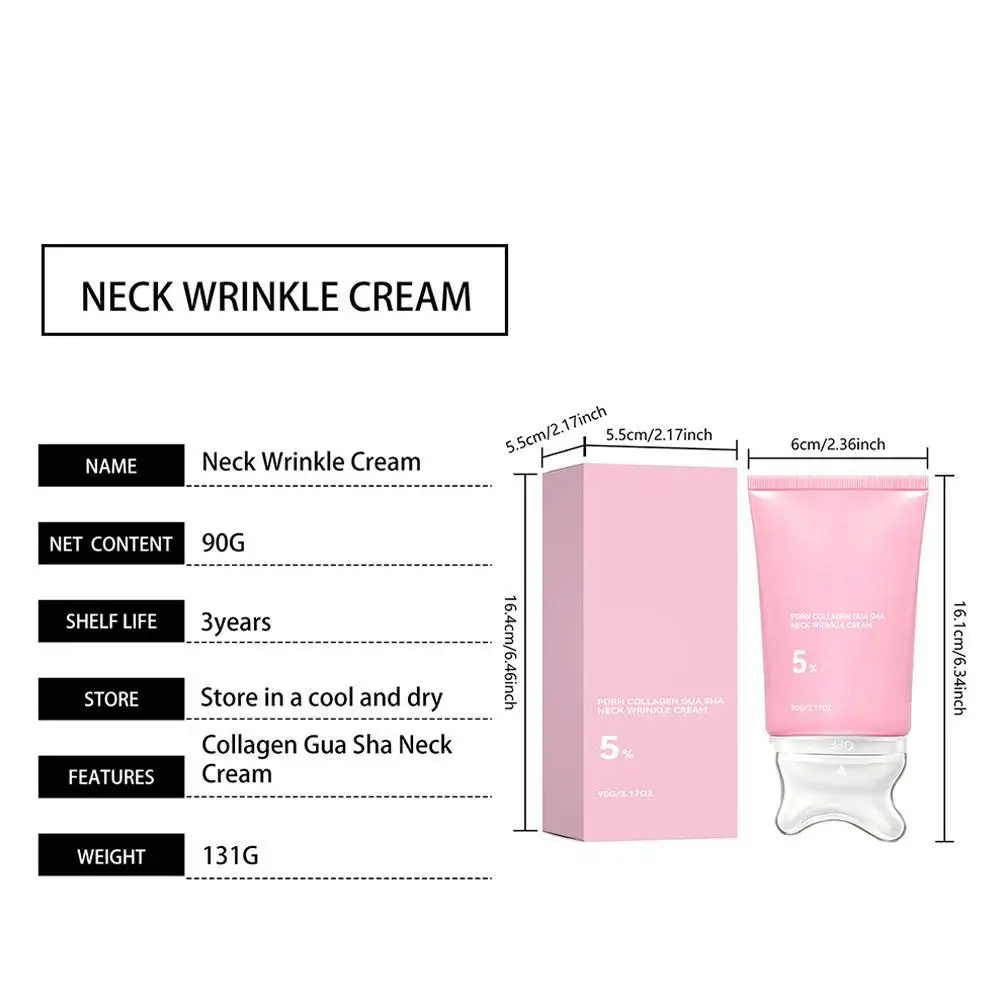PDRN Pink Collagen Volume Multi Balm / PDRN Collagen Gua Sha Roller Halscreme Tief Hydratisierende Feuchtigkeitsspendende Aufpolsternde Gesichts- und Halscreme – Detail 16
