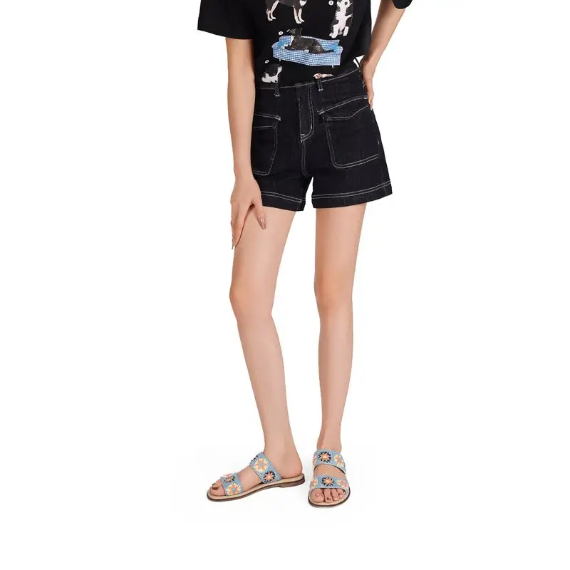 صنادل نسائية جديدة مصممة من ORCHA LISA بمقدمة مستديرة مسطحة سهلة الارتداء بألوان مختلطة مانعة للانزلاق للاستخدام اليومي مقاس كبير للخريف والصيف