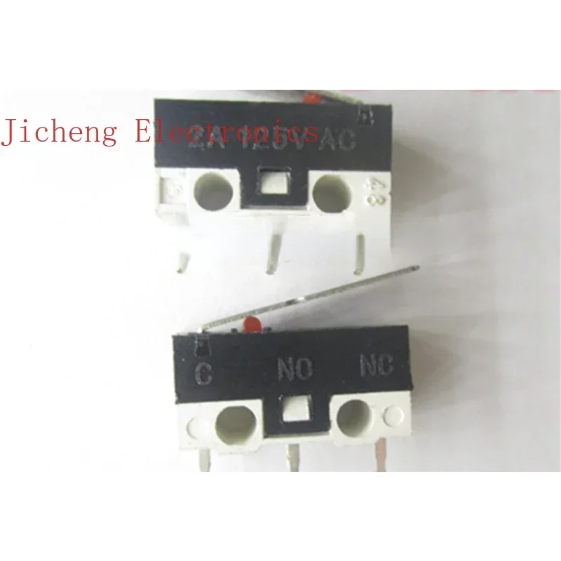 10PCS Three-pin Switch Small Microswitch With Handle  Mouse    Power  1A 125V