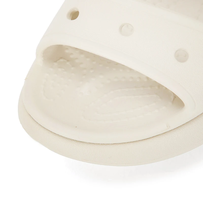 Zapatos de mujer Crocs, sandalias clásicas de moda Puff, zapatillas suaves transpirables con Tacón de Cuña que aumentan la altura 207670-2Y2