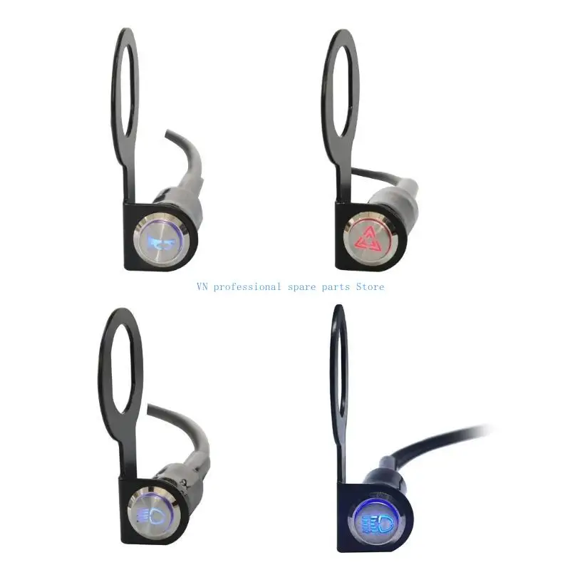 41XA Weatherproof Multifunctional Motorcycle Handlebar Button For Lights Horn And Starter Control Enhanced Riding Experience