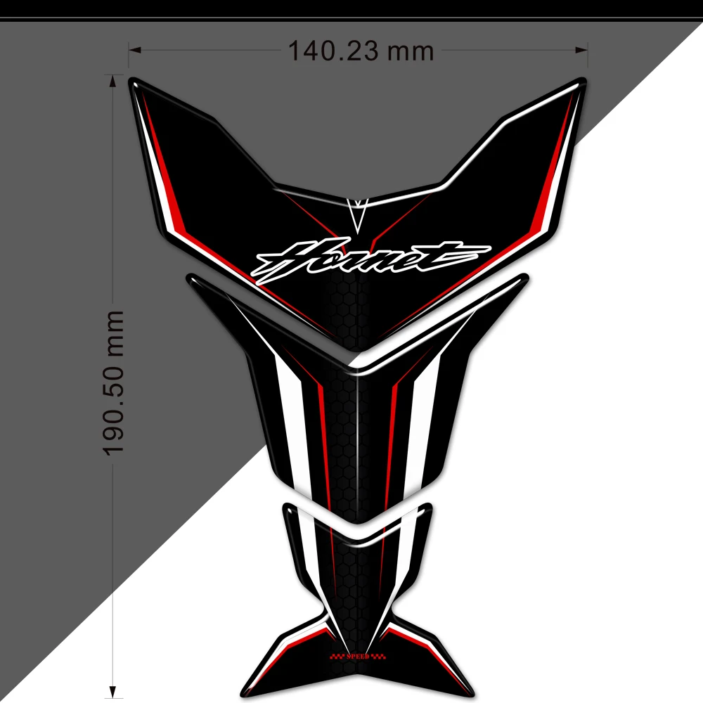 Tank Pad Protector Decal Stickers Hornet For Honda CB600F CB250F CB250 CB1000R 160R 250 600 900 3D Motorcycle Emblem Badge Logo