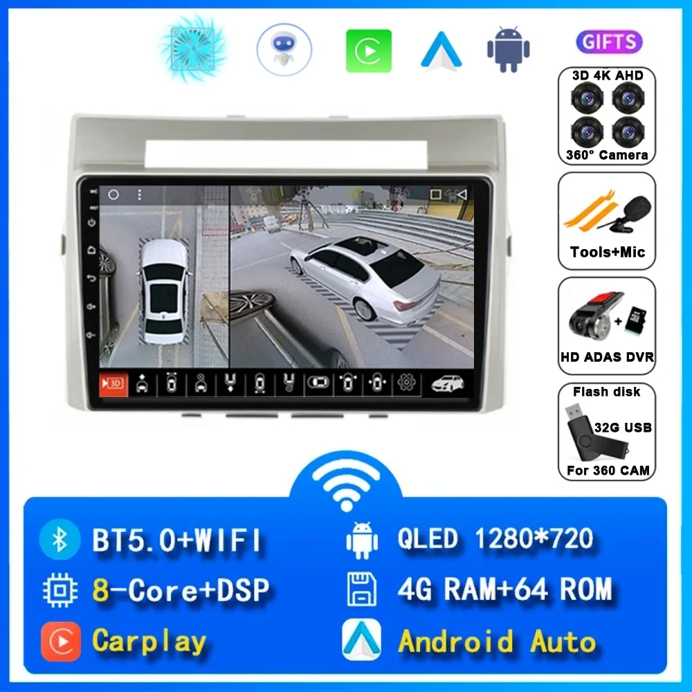 4G-64G 360 DVR