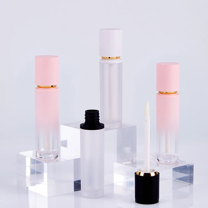 8ML Transparent Lip Glaze Bottle Empty Lipstick Gloss Tube Refillable Bottle Liquid Container Bottle Lipgloss Sample Bottle