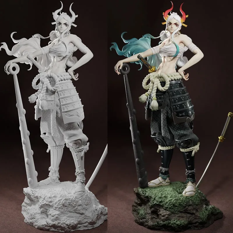 2 Styles Game Character Yamato One Piece 3D Print Model Unassembled Unpainted Custom Jigsaw Puzzle NSFW GK Figure Kit T_0164