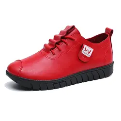 Tenis Feminino Brand Sneakers 2020 New Women Tennis Shoes Walking Shoes Female Comfortable Breathable PU Jogging Trainers Red