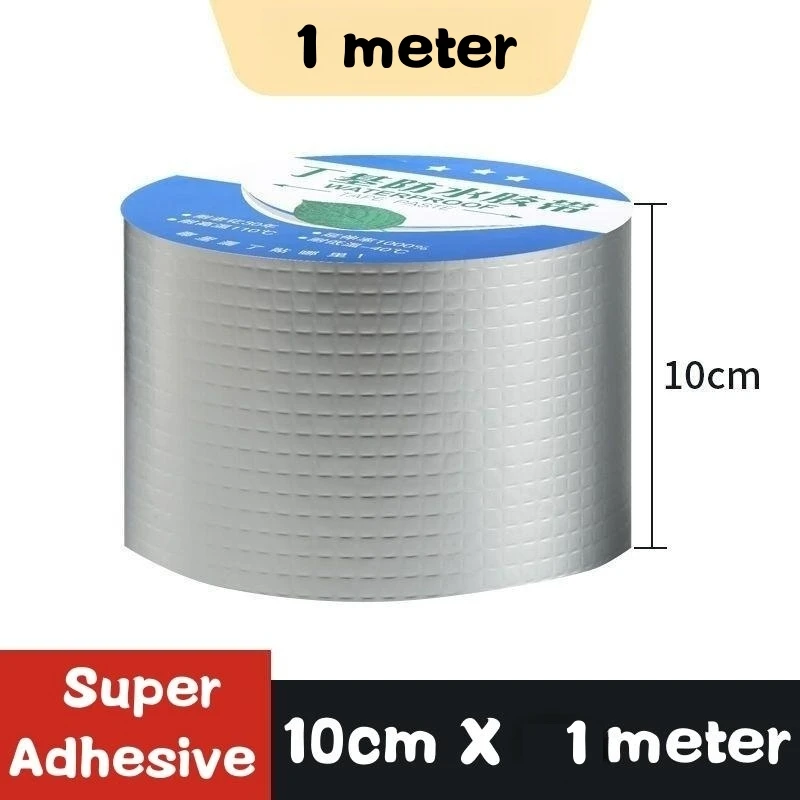Wasserdichtes Klebeband, hohe Temperaturbeständigkeit, Aluminiumfolie, verdicktes Butylband, Wand, Pool, Dach, Riss, Kanal, Reparatur, versiegeltes Selbstband