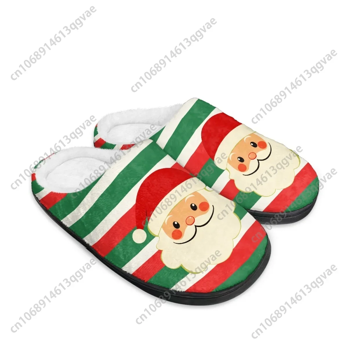 2025 Merry Christmas Turkey Gingerbread Man Home Cotton Slippers Mens Womens Teenager Plush Bedroom Keep Warm Custom Slipper