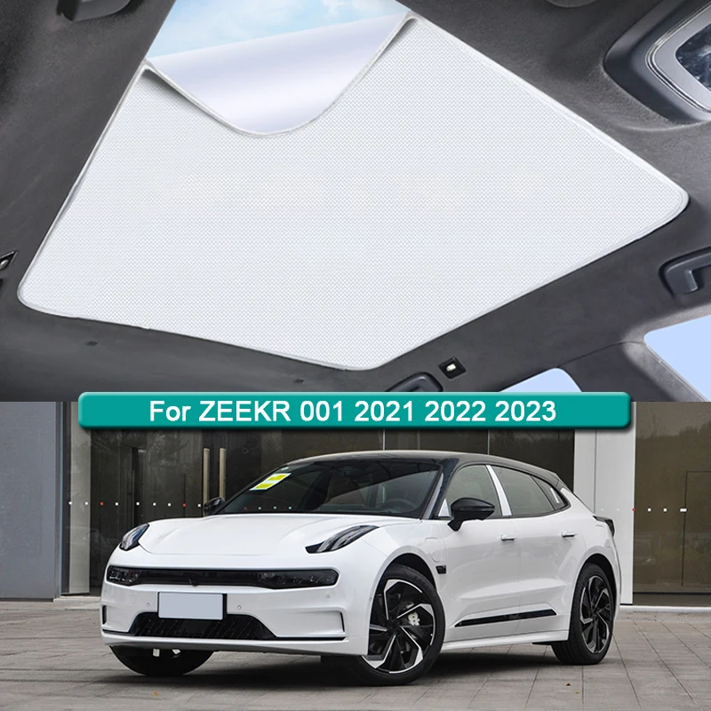 

For ZEEKR 001 2021 2022 2023 Roof Sunshade Electrostatic Adsorption Sunroof Sunshade Skylight Blind Shading Sticker Accessories