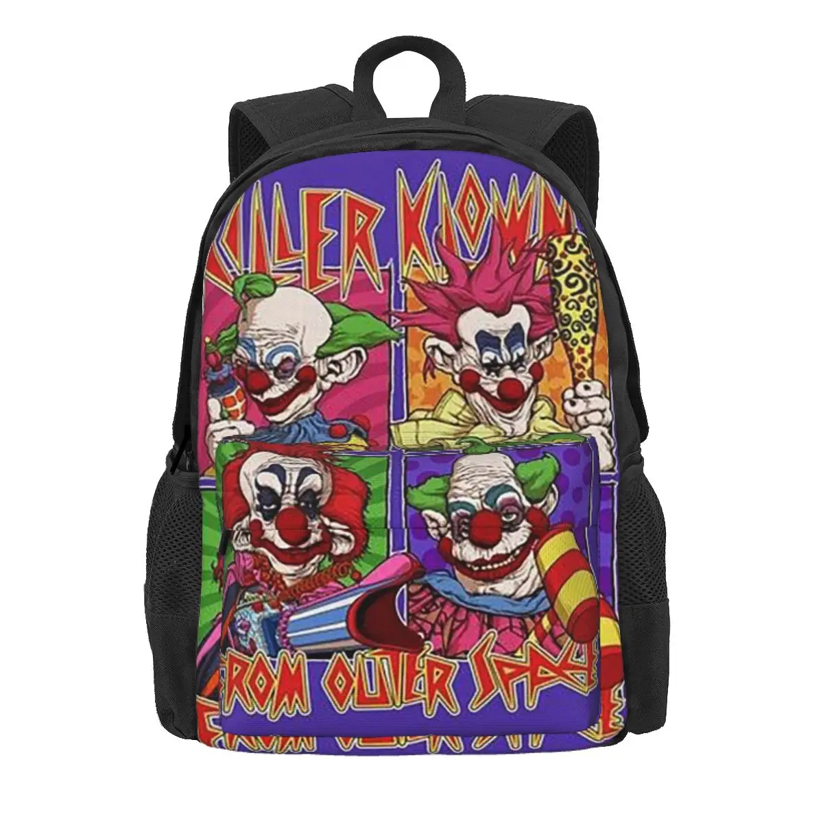 Killer Klowns From Outer Space Backpack Daypack Large Capacity Boys Girls BookBag School Bag Shoulder Bags for Men Women