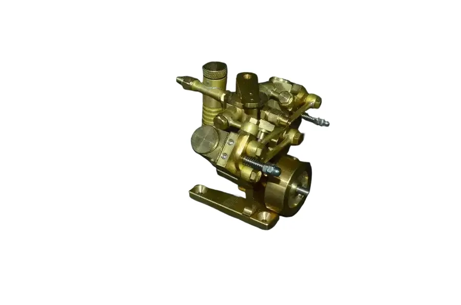 Fully Upgraded M2B Oscillating Twin-Cylinder Steam Engine Model, Brass Construction For 600-900mm RC Boats