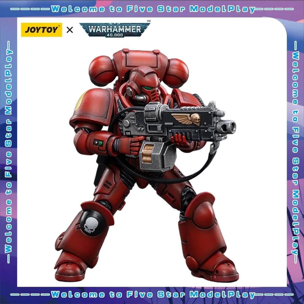 

【FS】JOYTOY Warhammer 40K Scale 1/18 Action Figures Blood Angels Intercessors Brother Marine 03 Models Toys Gifts