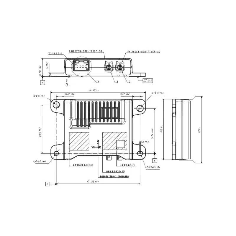High Quality X36D Dual Antenna Heading Tactical IMU Deeply Coupled GNSS INS RTK Inertial Navigation System Sensor 9V-32VDC