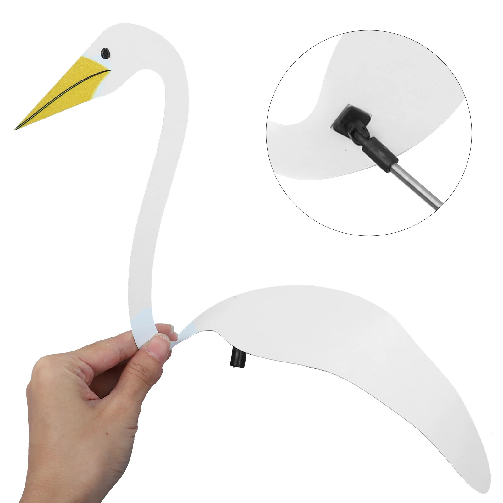 

1Pcs Rotating Flamingo Garden Ornament Outdoor Decor Whimsical Yard Adornment Party Favors Kids Birthday Decorations