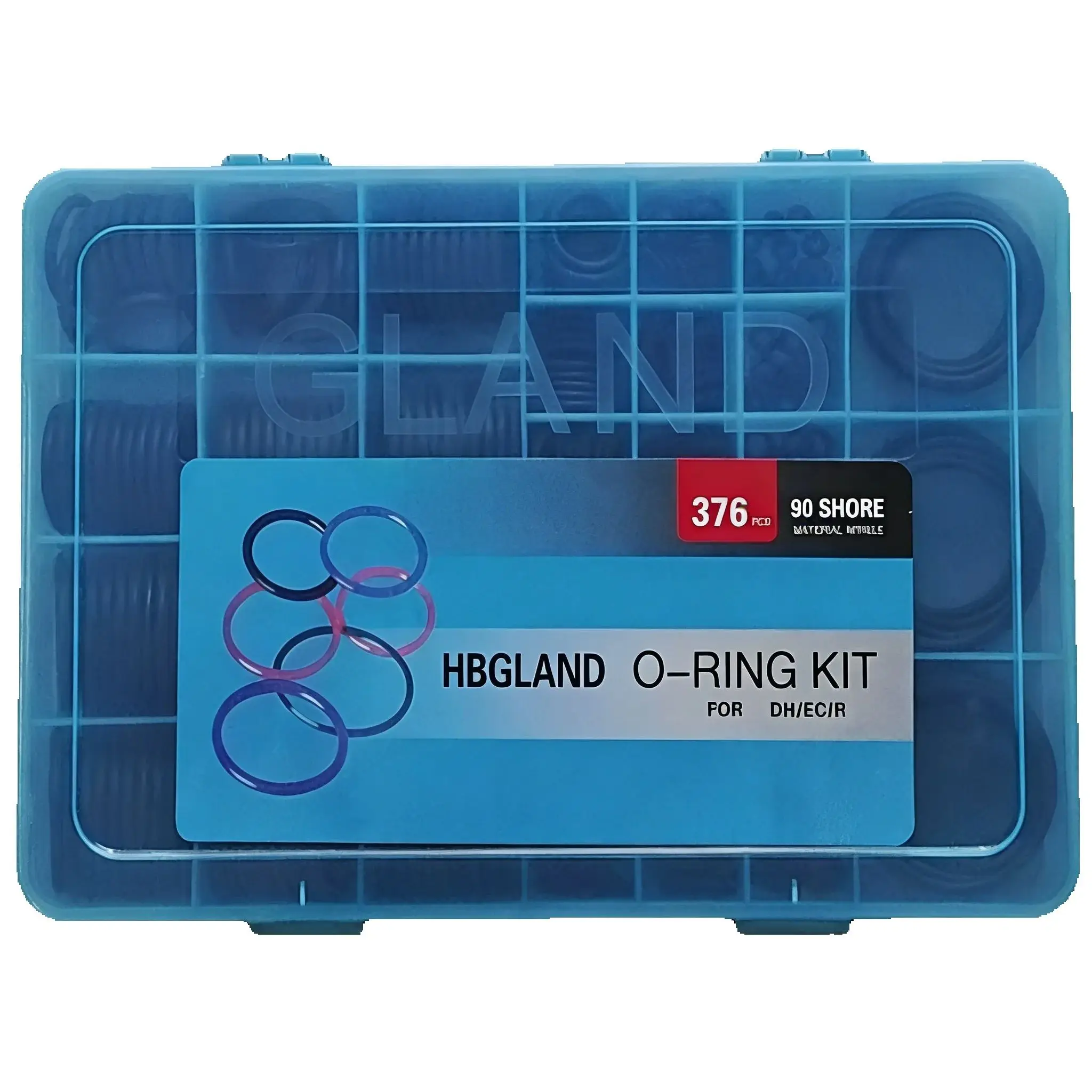 

Набор уплотнительных колец (376 шт.) для ремонта, комплект уплотнений O-ring в коробке для экскаватора Volvo EC210DL