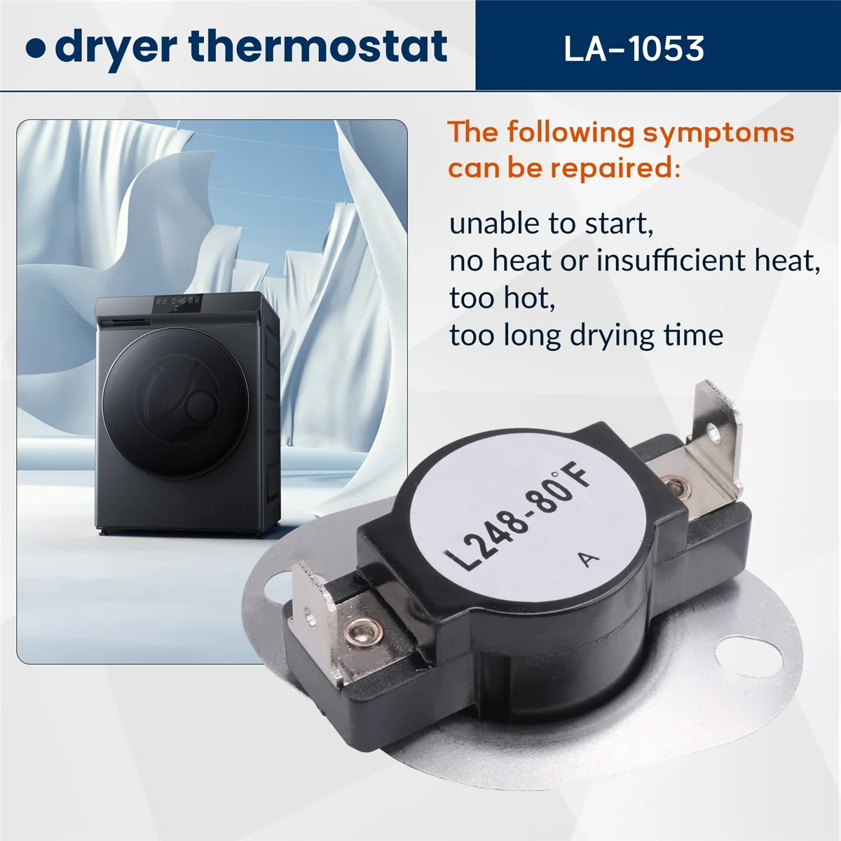 

НОВЫЙ комплект термостата с термопредохранителем для сушилки для LA-1053 для AH2162282 Qp5