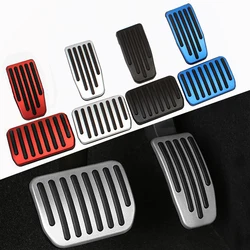 Aluminum Alloy Foot Pedal Set for Tesla Model 3 Model Y 2017-2022 Accelerator Brake Gas Fuel Pedal Cover Car Styling Accessories