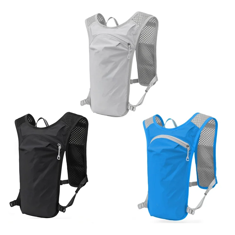 

1 шт., случайный цвет, удобный рюкзак для велоспорта и бега, водонепроницаемый светоотражающий спортивный жилет для марафона и пеших прогулок с карманом для телефона