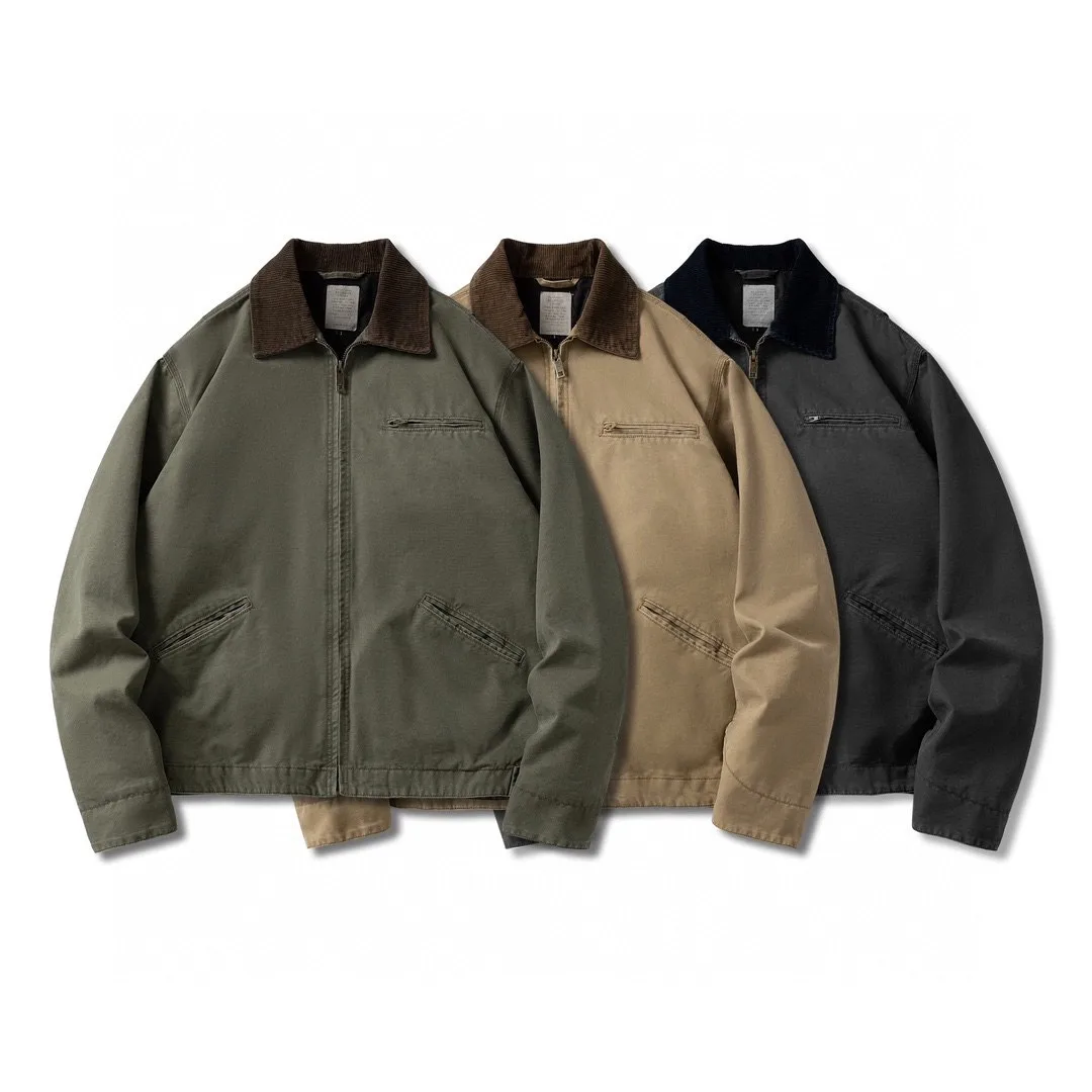 

Осень-зима 2022, японская высококачественная куртка, мужская свободная парка в американском стиле ретро, тонкое хлопковое пальто