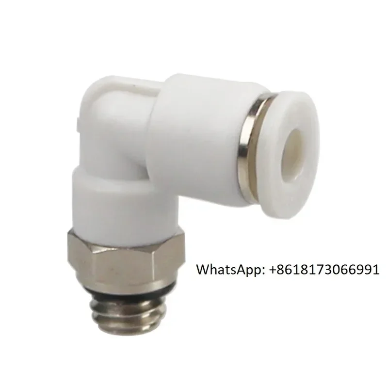 

Пневматический быстроразъемный соединитель M3C (тройник), быстроразъемный фитинг PL-C с резьбой, угловой, 4-M5/6-M6/4-01C, 20 шт.